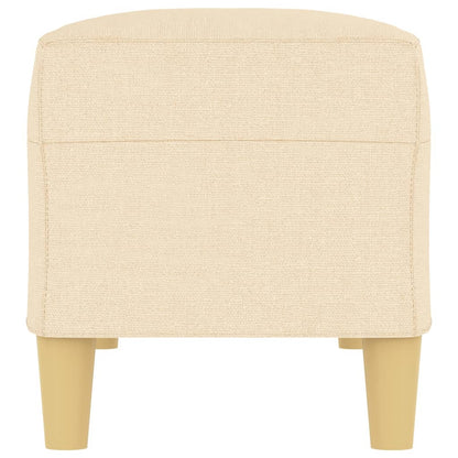 Sitzbank Creme 100x35x41 cm Stoff