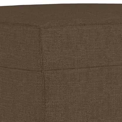 Sitzbank Braun 100x35x41 cm Stoff