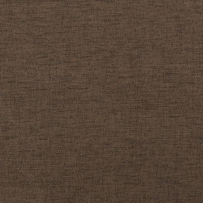 Sitzbank Braun 100x35x41 cm Stoff
