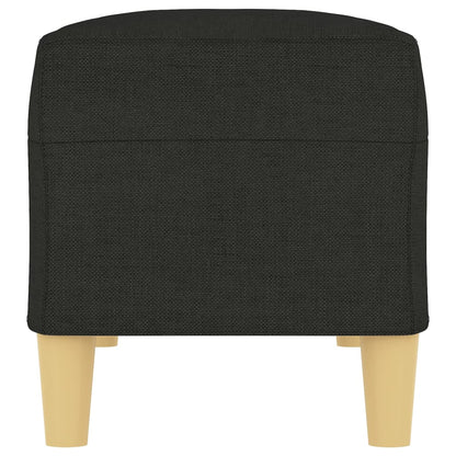 Sitzbank Schwarz 100x35x41 cm Stoff