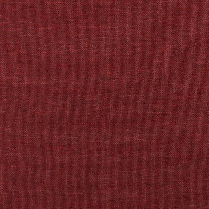 Sitzbank Weinrot 100x35x41 cm Stoff
