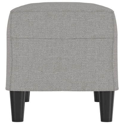 Sitzbank Hellgrau 70x35x41 cm Stoff