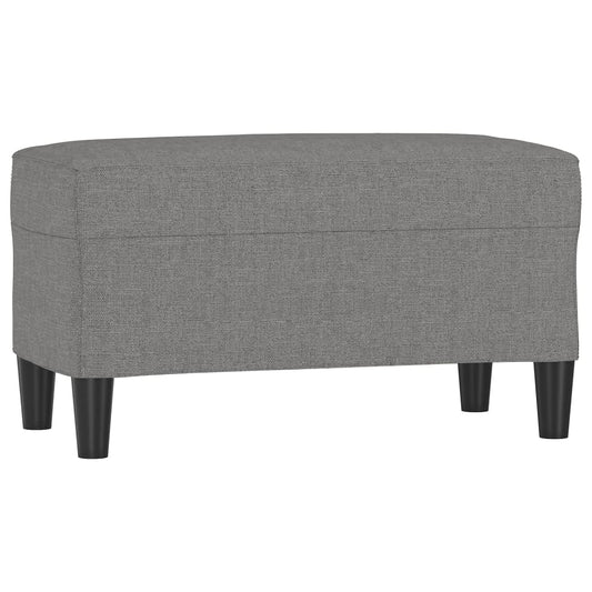 Sitzbank Dunkelgrau 70x35x41 cm Stoff