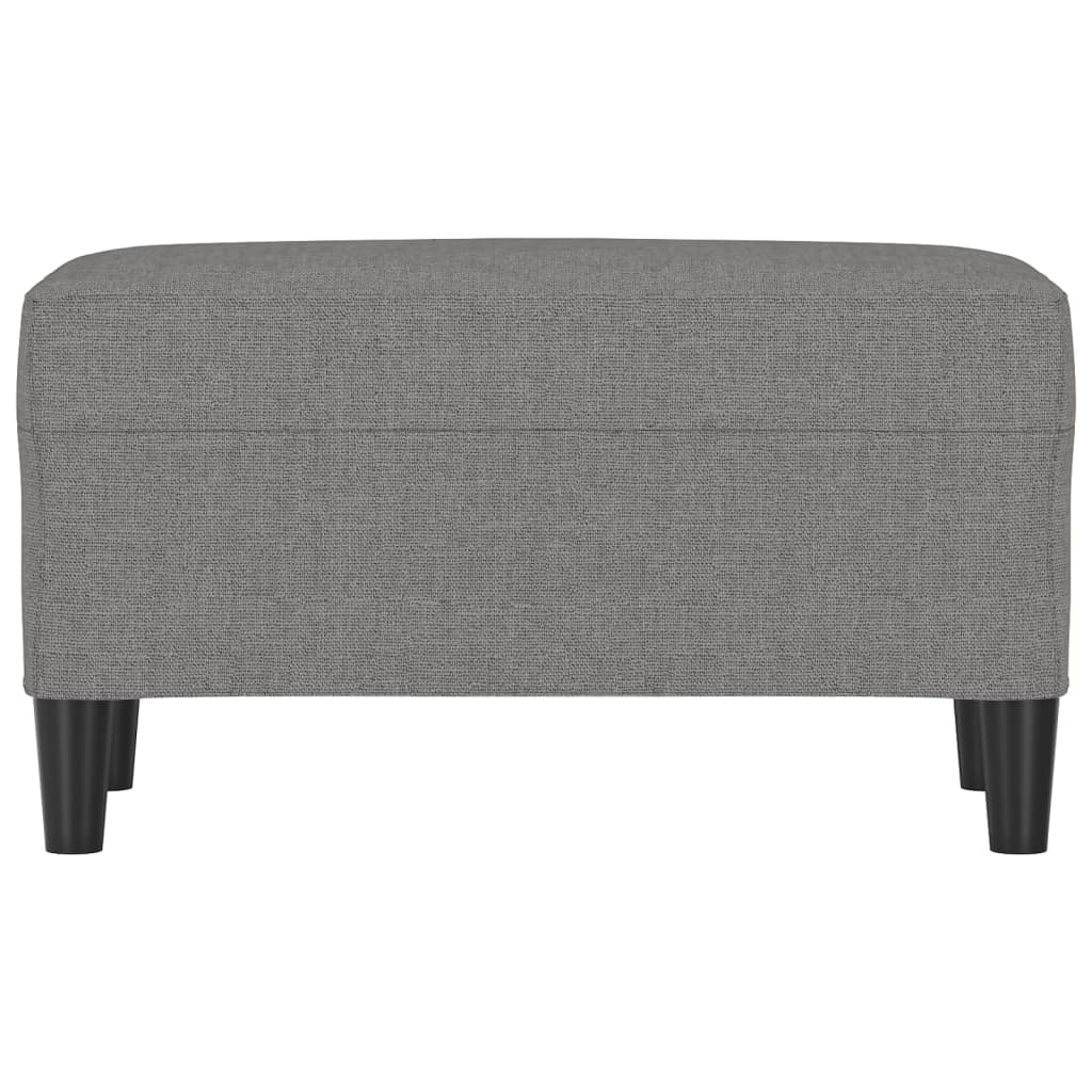 Sitzbank Dunkelgrau 70x35x41 cm Stoff