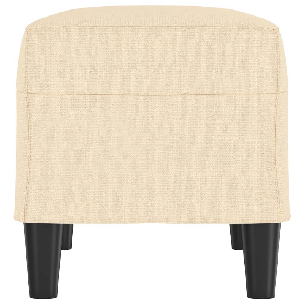 Sitzbank Creme 70x35x41 cm Stoff