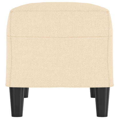 Sitzbank Creme 70x35x41 cm Stoff