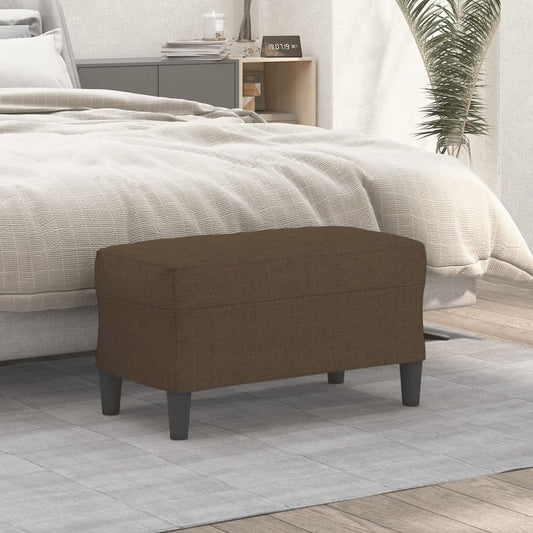 Sitzbank Braun 70x35x41 cm Stoff