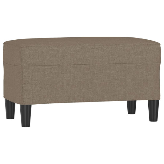 Sitzbank Taupe 70x35x41 cm Stoff
