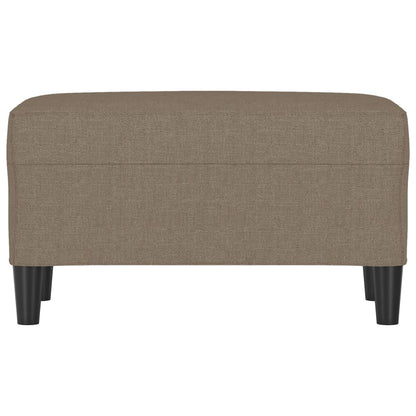Sitzbank Taupe 70x35x41 cm Stoff