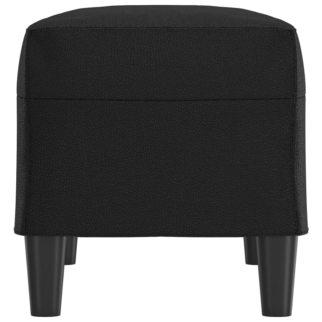 Sitzbank Schwarz 70x35x41 cm Kunstleder