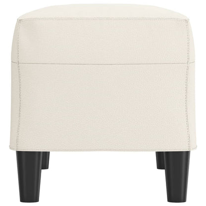 Sitzbank Creme 70x35x41 cm Kunstleder