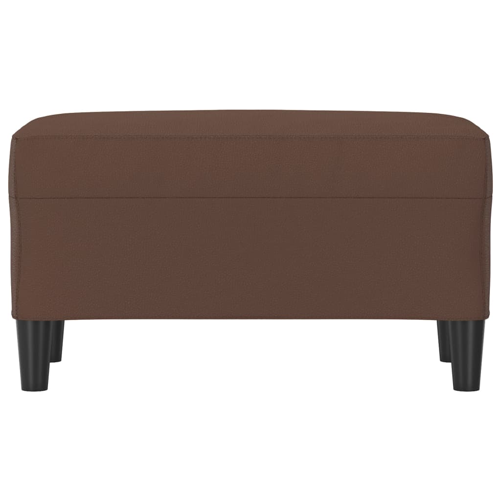 Sitzbank Braun 70x35x41 cm Kunstleder