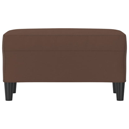 Sitzbank Braun 70x35x41 cm Kunstleder
