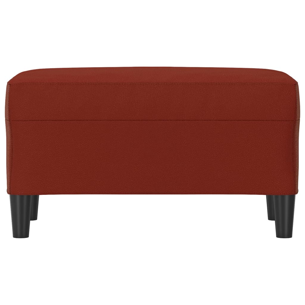 Sitzbank Weinrot 70x35x41 cm Kunstleder