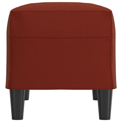 Sitzbank Weinrot 70x35x41 cm Kunstleder