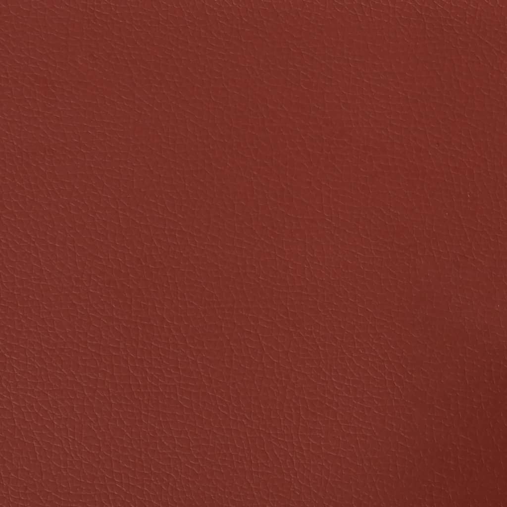 Sitzbank Weinrot 70x35x41 cm Kunstleder