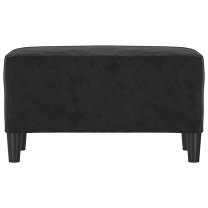 Sitzbank Schwarz 70x35x41 cm Samt
