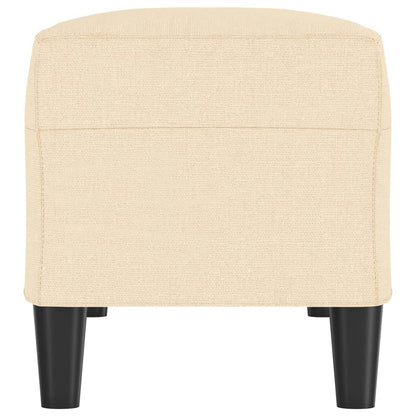 Sitzbank Creme 100x35x41 cm Stoff
