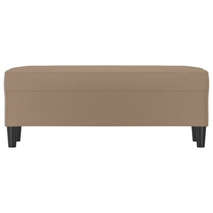 Sitzbank Cappuccino-Braun 100x35x41 cm Kunstleder