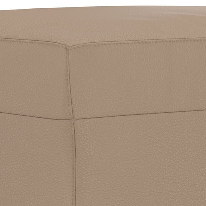Sitzbank Cappuccino-Braun 100x35x41 cm Kunstleder