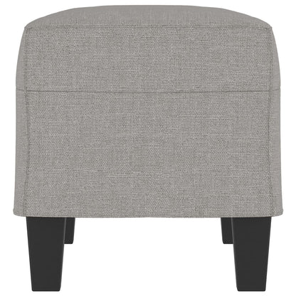 Sitzbank Hellgrau 70x35x41 cm Stoff