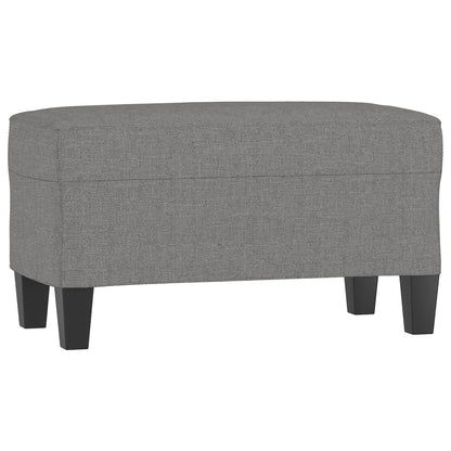 Sitzbank Dunkelgrau 70x35x41 cm Stoff