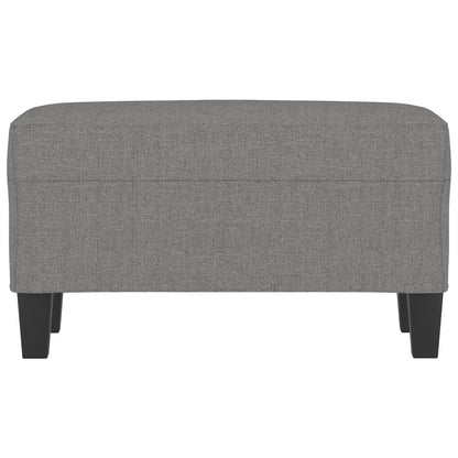 Sitzbank Dunkelgrau 70x35x41 cm Stoff