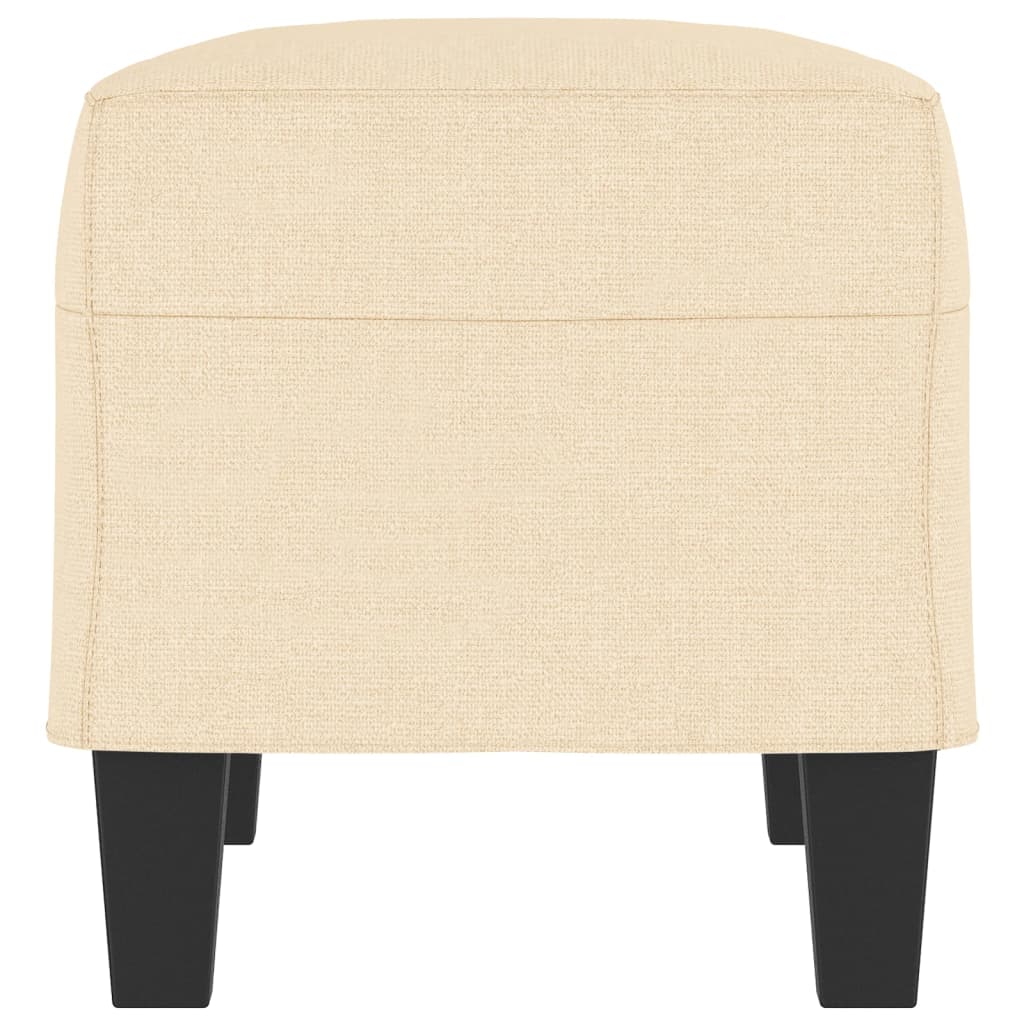 Sitzbank Creme 70x35x41 cm Stoff