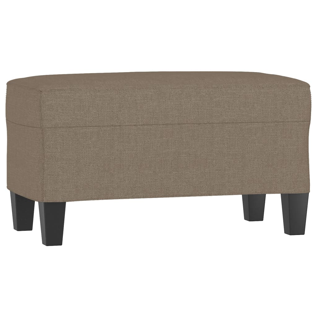 Sitzbank Taupe 70x35x41 cm Stoff