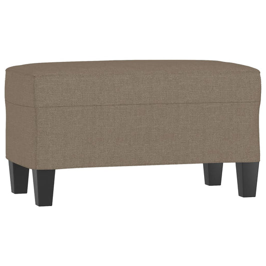 Sitzbank Taupe 70x35x41 cm Stoff