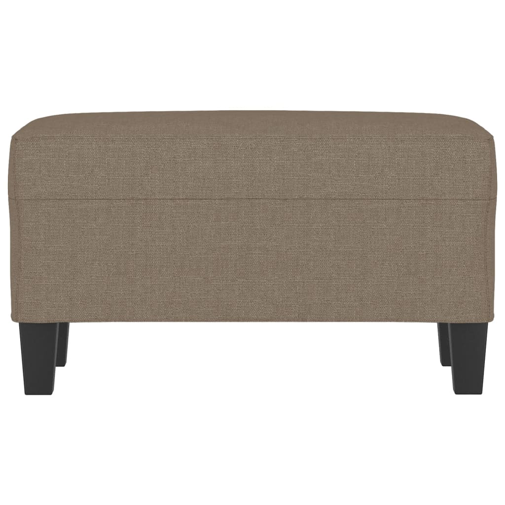 Sitzbank Taupe 70x35x41 cm Stoff