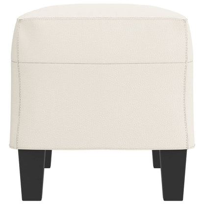 Sitzbank Creme 70x35x41 cm Kunstleder
