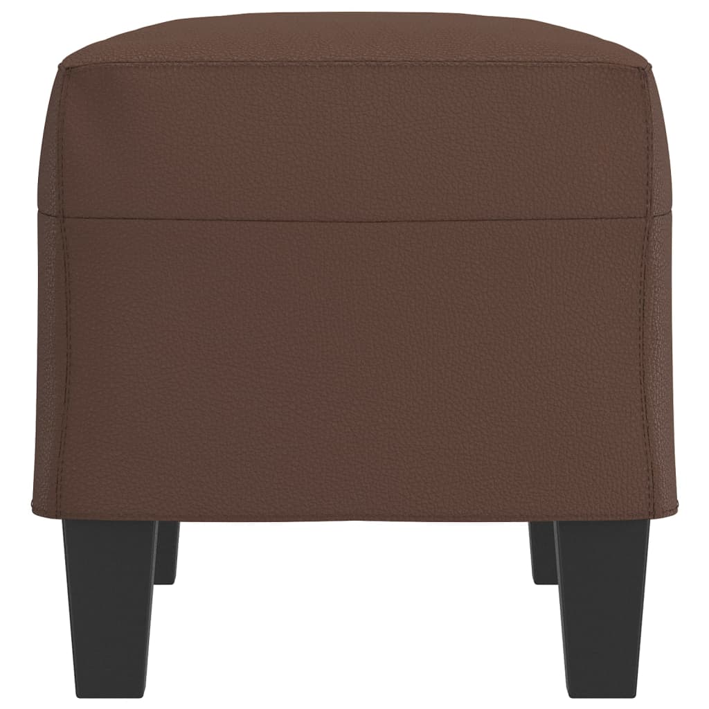 Sitzbank Braun 70x35x41 cm Kunstleder