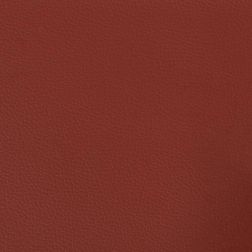Sitzbank Weinrot 70x35x41 cm Kunstleder
