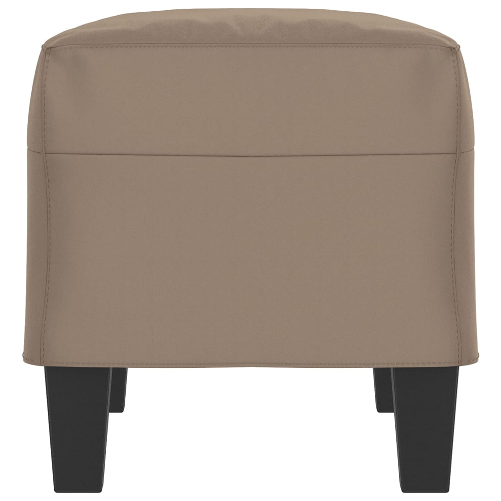 Sitzbank Taupe 70x35x41 cm Mikrofasergewebe