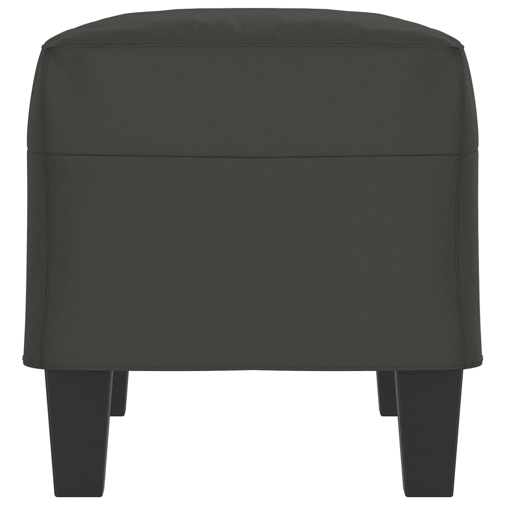 Sitzbank Dunkelgrau 70x35x41 cm Mikrofasergewebe