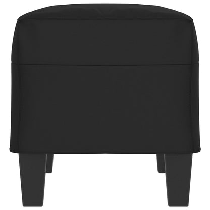Sitzbank Schwarz 70x35x41 cm Mikrofasergewebe