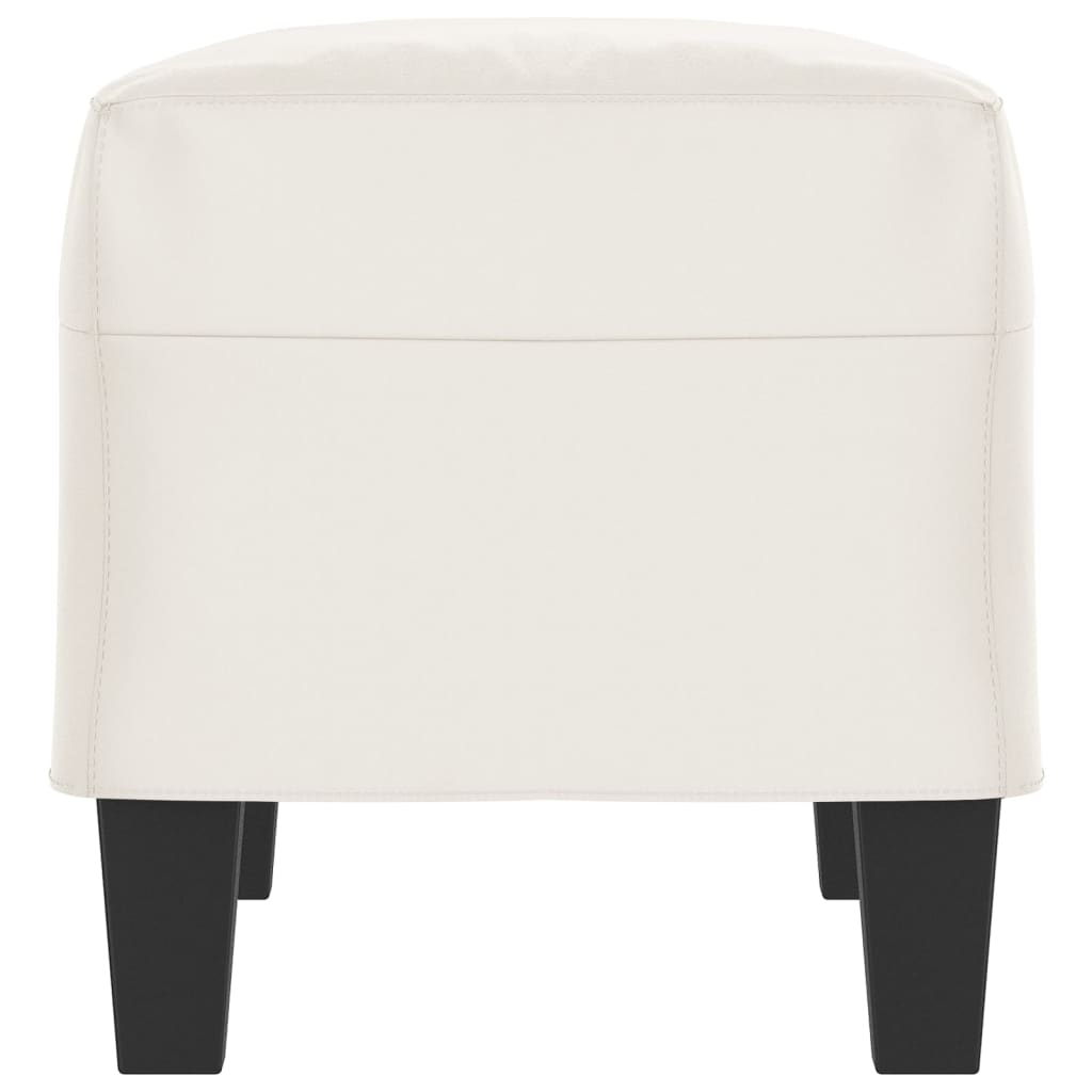 Sitzbank Beige 70x35x41 cm Mikrofasergewebe