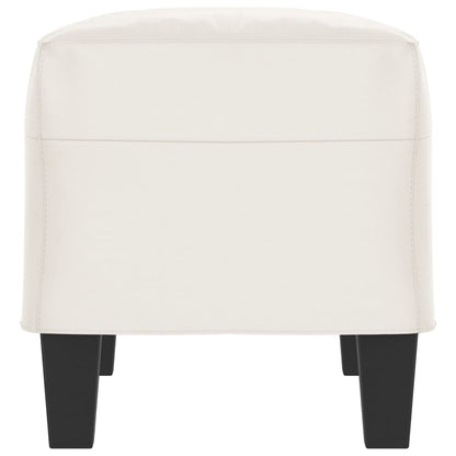 Sitzbank Beige 70x35x41 cm Mikrofasergewebe