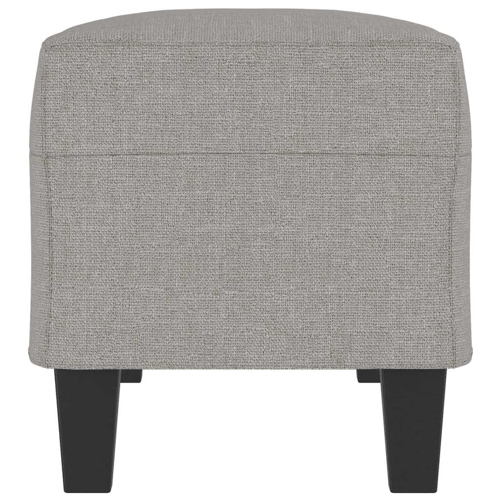 Sitzbank Hellgrau 100x35x41 cm Stoff