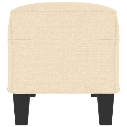 Sitzbank Creme 100x35x41 cm Stoff