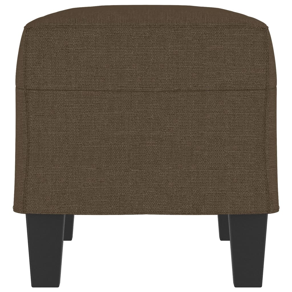 Sitzbank Braun 100x35x41 cm Stoff