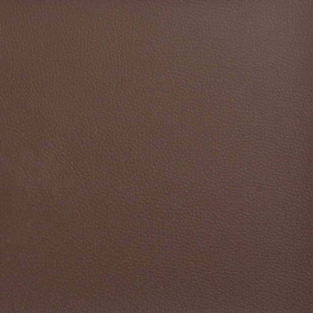 Sitzbank Braun 100x35x41 cm Kunstleder