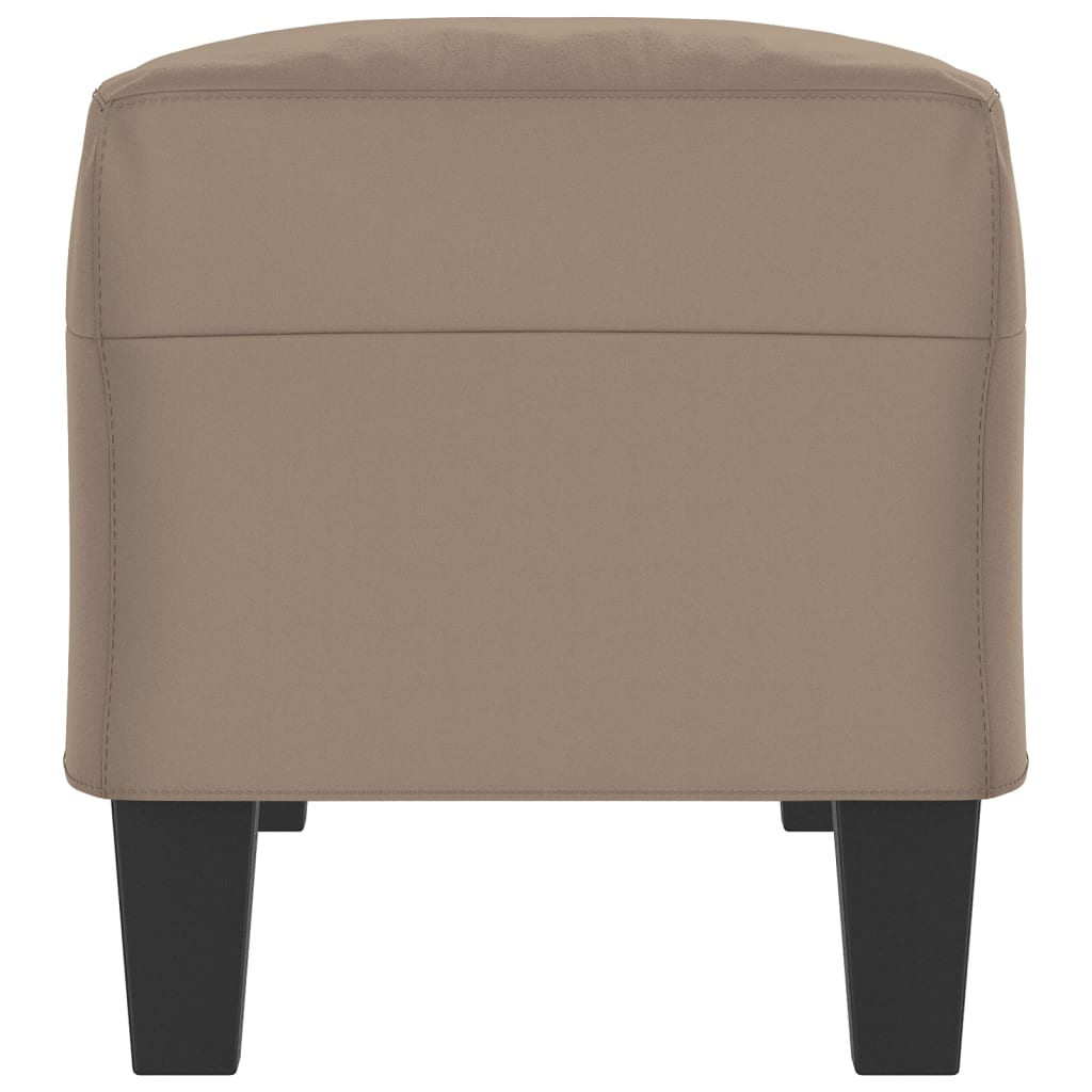 Sitzbank Taupe 100x35x41 cm Mikrofasergewebe
