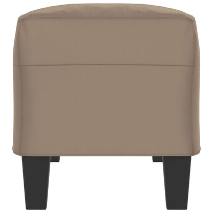 Sitzbank Taupe 100x35x41 cm Mikrofasergewebe