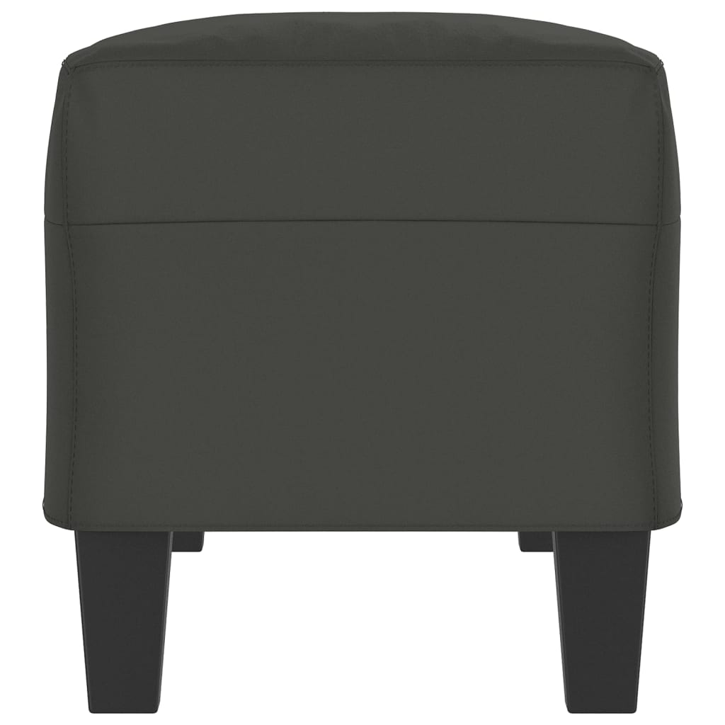 Sitzbank Dunkelgrau 100x35x41 cm Mikrofasergewebe