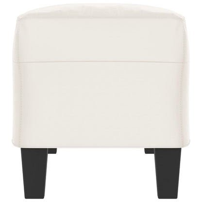 Sitzbank Beige 100x35x41 cm Mikrofasergewebe