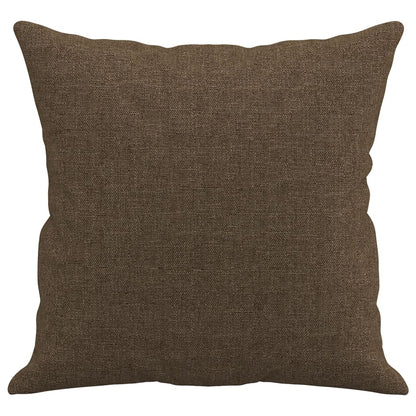 Pyntepuder 2 stk brunt 40x40 cm stof