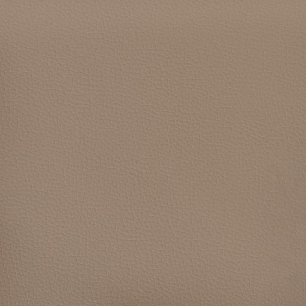 Zierkissen 2 Stk. Cappuccino-Braun 40x40 cm Kunstleder