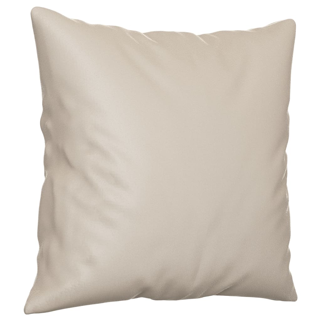 Pyntepuder 2 stk creme 40x40 cm mikrofiberstof
